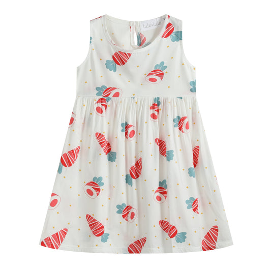 Tutu and Lulu - Red Carrots Sleeveless Dress